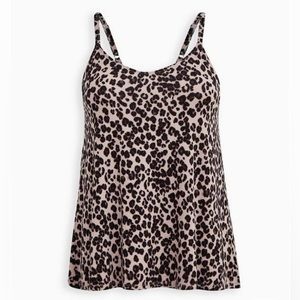 Torrid leopard print swing cami